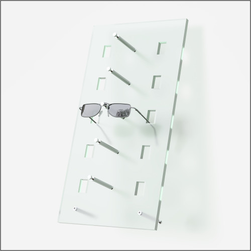 Counter Top PIN  Optical Frame & Sunglass Panel  - 5 Frames - Glass Look