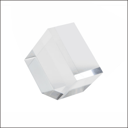 d49.CLR - Five-Sided Acrylic Block in Clear Perfect as a Sunglass or Optical Frame Display