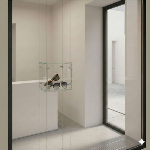 Hanging Clear  Optical Frame Display Cubes