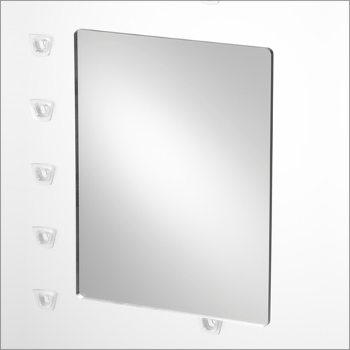 "SMART" Large Square Eyewear Optical Mirror with Bracket