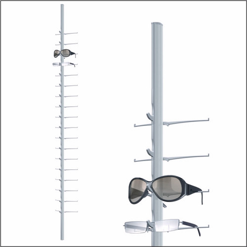 TC 18H - Lockable Single Optical Display & Sunglass Rod System