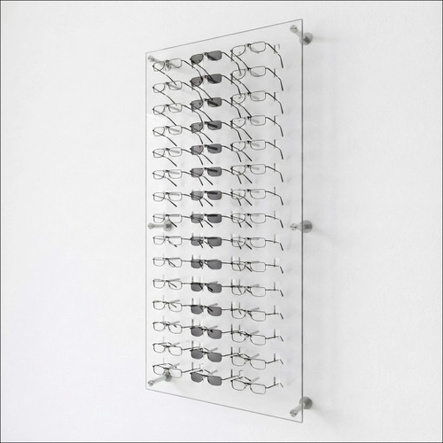 Sunglass Display for Wall-Mounting - DW.31.45.SUN - 47.5 inch (H) [Capacity: 45 Sunglasses]