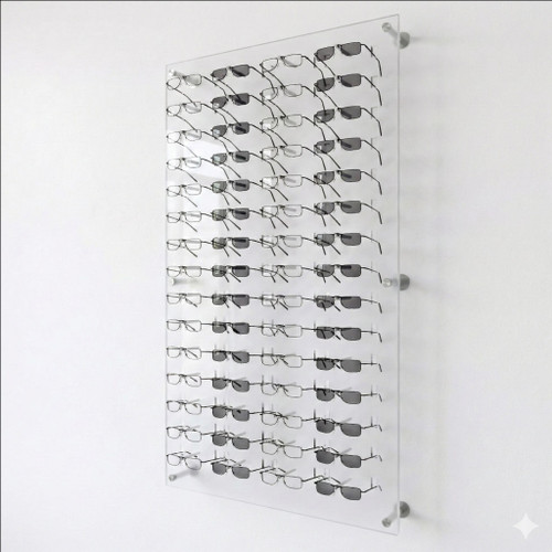 Sunglass Display for Wall-Mounting - DW.31.60.FH.SUN - 47.5 inch (H) [Capacity: 60 Sunglasses]