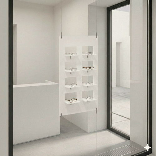SV8 Modern Shop Window  Optical Frame Display