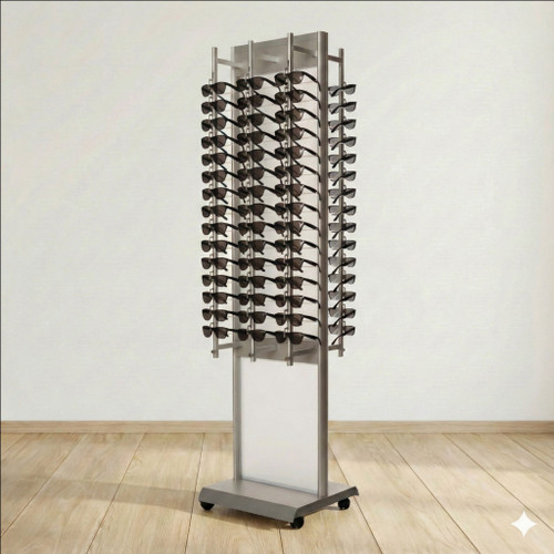 Saturn Locking Optical Frame Display - Double-Sided - For 90 Frames