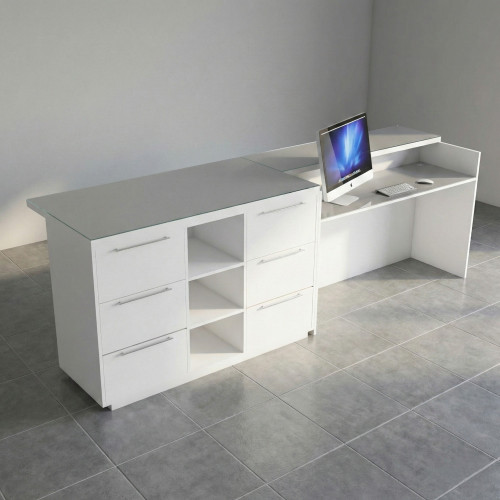 Genius Counter / Front Desk Combined with Admin Table