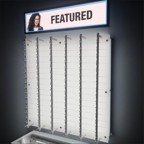 Backlit Acrylic Panels w/ 6 x  Locking Rods