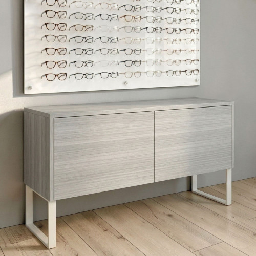 Quick-Ship 47.5" Floor-Top Optical Cabinet – Morning Fog