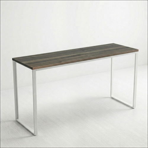 Quick-Ship 60" Long Optical Dispensing Table - Dark Walnut