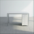 Aluminum  Optical Dispensing Table with White Cabinet