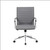 Optical Task Chair with Fixed Chrome Arms in Grey