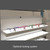 DWL31-105 Top LED Optical Display Shelves with Right Mirror