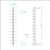 Locking DME-TXT Anodized Aluminum Optical Display & Sunglass Rod 12 positions + Mounting Set