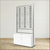 Floor-Top Optical Display ASIS DW with 90 Frame Capacity with White Cabinet
