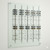 Wall Optical Display Panel with Open or Locking Rods - 43.5" x 55" - AP-11-14  Acrylic
