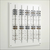 Wall Optical Display Panel with Open or Locking Rods - 43.5" x 55" - AP-11-14  Acrylic