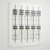 Wall Optical Display Panel with Open or Locking Rods - 43.5" x 55" - AP-11-14  Acrylic