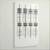 Wall Optical Display Panel with Open or Locking Rods 35.45" x 78.75" AP-9-20 Acrylic