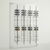 Wall Optical Display Panel with Open or Locking Rods- 35.45" x 55"-AP-9-14 Acrylic