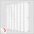 DW31-105F Locking Wall Mount Acrylic Optical Display with Hardware- 47.5 inch (H)