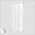 DW31-45F Locking Wall Mount Acrylic Optical Display with Hardware- 47.5 inch (H)