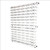 Wall-Mount Optical Display Acrylic Frame Board - 47.5 inch (H) - DWL.31.90 - Capacity: 90 Frames