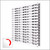 Wall-Mount Optical Display Acrylic Frame Board - 47.5 inch (H) - DWL.31.90 - Capacity: 90 Frames