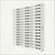 Wall-Mount Optical Display Acrylic Frame Board - 47.5 inch (H) - DWL.31.90 - Capacity: 90 Frames