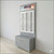 Lit Back Panels with Optional  Optical Cabinets - For DW-31-90 Panels