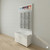 Lit Back Panels with Optional GlassTop Optical Cabinets - For DW-31-90 Frame Display Panels