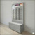 Lit Back Panels with Optional GlassTop Optical Cabinets - For DW-31-105 Frame Display Panels