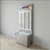 Lit Back Panels with Optional  Optical GlassTop Cabinets - For DW-31-90 Panels