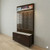Lit Back Panels with Optional  Optical GlassTop Cabinets - For DW-31-105 Panels