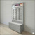 Lit Back Panels with Optional  Optical GlassTop Cabinets - For DW-31-105 Panels