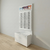 Lit Back Panels with Optional GlassTop Optical Cabinets - For DW-31-90 Panels.