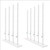 Locking Modular Floor-Top Rods and Base for 36 Optical Eyewear Frames