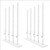 Locking Modular Floor-Top Rods and Base for 90 Optical Eyewear Frames