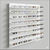 DW Wall Mount Optical Shelf Display with 8 Lockable Shelves - 47.5" Wide