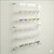 DW Wall Mount Optical Shelf Display with 5 Cutout Open Shelves - 36.5" Wide