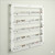 DW Wall Mount Optical Shelf Display with 5 Cutout Open Shelves - 47.5" Wide