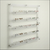 DW Wall Mount Optical Shelf Display with 5 Cutout Open Shelves - 47.5" Wide