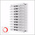 Wall Mount Optical Display Panel - Polycarbonate Pins - 31.75 inch (H) - DW.31.30 - Capacity: 30 Frames