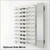 Wall Mount Optical Display Panel - Polycarbonate Pins - 31.75 inch (H) - DW.31.30 - Capacity: 30 Frames