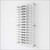 Wall Mount Optical Display Panel - Polycarbonate Pins - 47.5 inch (H) - DWL.31.45 - Capacity: 45 Frames