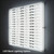 Wall Mount Optical Display Panel - Polycarbonate Pins - 47.5 inch (H) - DWL.31.105 - Capacity: 105 Frames