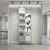 CAROLINE Wall Display with doors CR.SET.WP..TE.GB.GPM.08