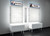 Backlit Wall Mount Swivel Mirror 47.5" (H)