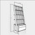 Eileen Wall Mounted Optical Frame Display Shelves
