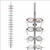 Locking Optical Dispaly Rods - 18 Pair Capacity