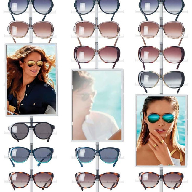 Alumina campaign holder (A5) - Alumina Optical Frame Display Rods.